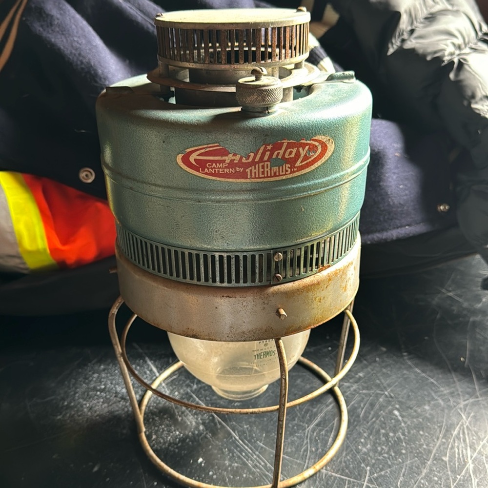 Holiday camp lantern by thermos